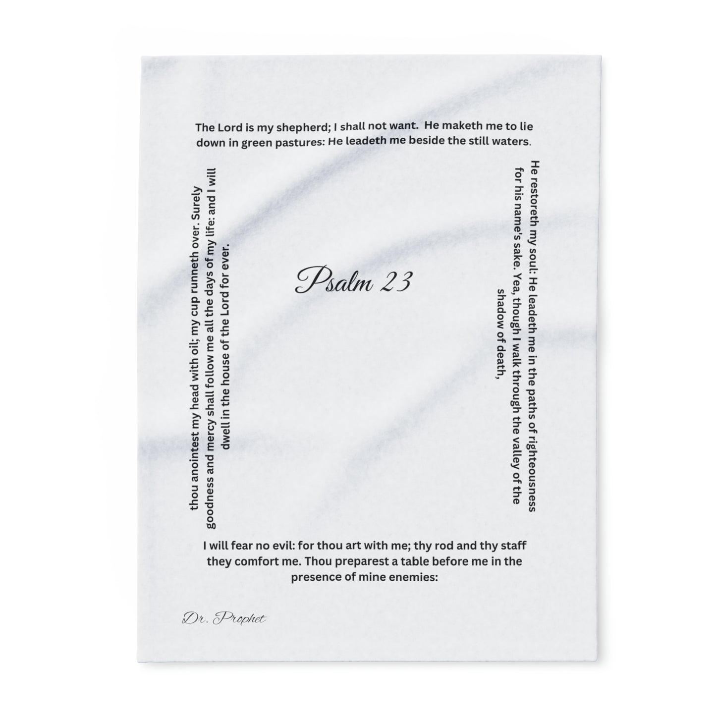 Prayer Fleece Blanket